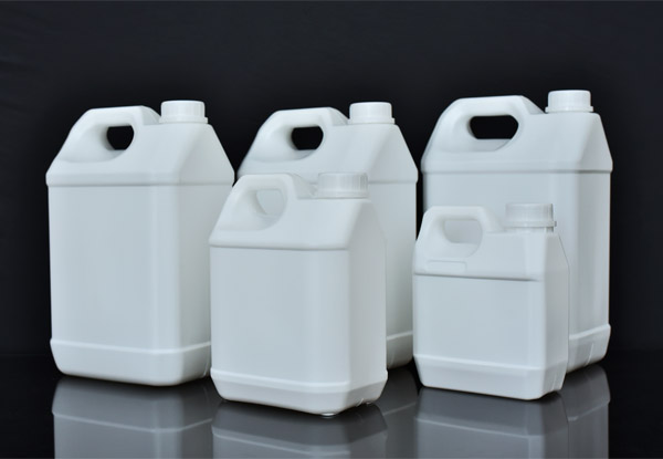 白色方形HDPE塑料桶（3L）生产批发