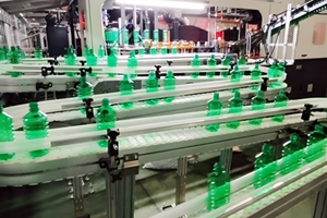 吹瓶车间自动化传送生产线